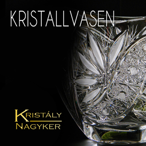 Kristall vase Black Crystal Ajka