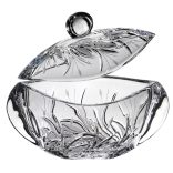 Viola * Kristall Bonbonniere 18 cm (Orb17291)